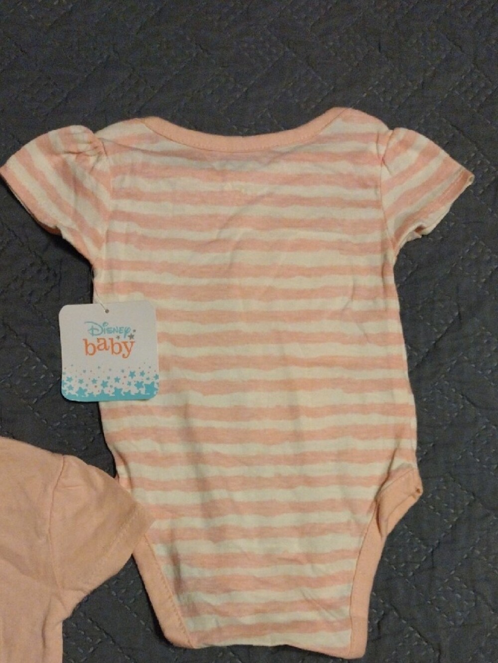 Disney Baby Pink Winnie the Pooh Girls' Bodysuit Set - Light Pink & White - Picture 14 of 14